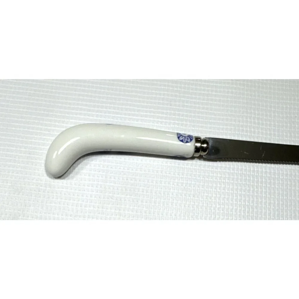 SPODE Blue and White Cheese Knife